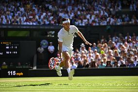 Wimbledon - Semi Final Round - Carlos Alcaraz v Taylor Fritz