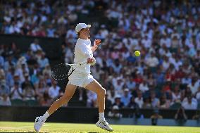 Wimbledon - Semi Final Round - Jannik Sinner vNovak Djokovic