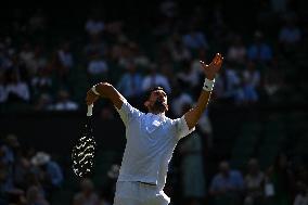Wimbledon - Semi Final Round - Jannik Sinner vNovak Djokovic
