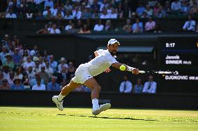 Wimbledon - Semi Final Round - Jannik Sinner vNovak Djokovic