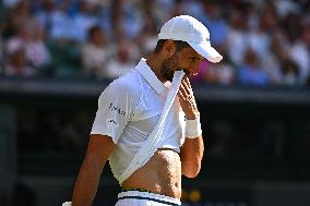 Wimbledon - Semi Final Round - Jannik Sinner vNovak Djokovic
