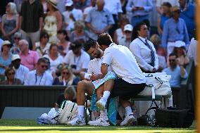 Wimbledon - Semi Final Round - Jannik Sinner vNovak Djokovic