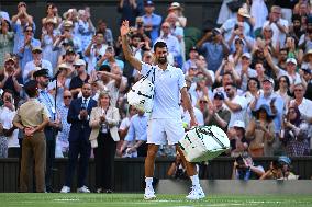 Wimbledon - Semi Final Round - Jannik Sinner vNovak Djokovic