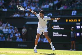 Wimbledon - Semi Final Round - Jannik Sinner vNovak Djokovic