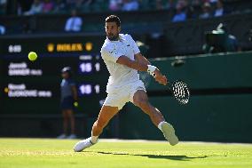Wimbledon - Semi Final Round - Jannik Sinner vNovak Djokovic