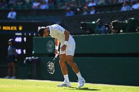 Wimbledon - Semi Final Round - Jannik Sinner vNovak Djokovic
