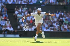 Wimbledon - Semi Final Round - Jannik Sinner vNovak Djokovic