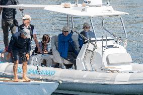 King Juan Carlos Enjoys A Day At The Regatta - Sanxenxo