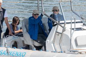 King Juan Carlos Enjoys A Day At The Regatta - Sanxenxo