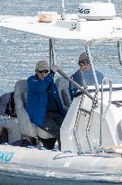 King Juan Carlos Enjoys A Day At The Regatta - Sanxenxo