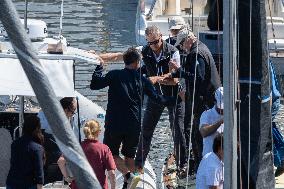 King Juan Carlos Enjoys A Day At The Regatta - Sanxenxo