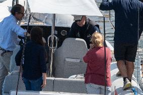 King Juan Carlos Enjoys A Day At The Regatta - Sanxenxo