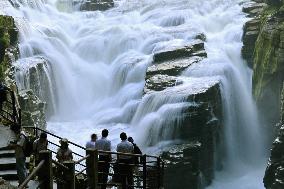 Tenglong Cave Scenic Spot In Lichuan City - China