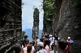 Tenglong Cave Scenic Spot In Lichuan City - China