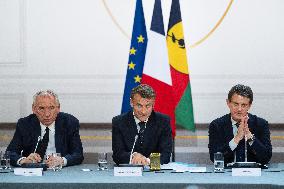 Macron Hosts New Caledonia Summit Conclusion - Paris