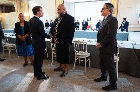 Macron Hosts New Caledonia Summit Conclusion - Paris