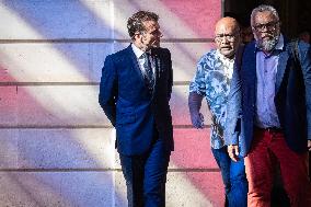 Macron Hosts New Caledonia Summit Conclusion - Paris