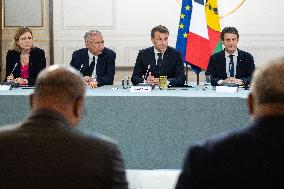 Macron Hosts New Caledonia Summit Conclusion - Paris