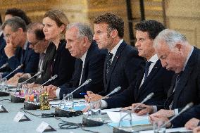Macron Hosts New Caledonia Summit Conclusion - Paris