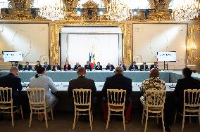 Macron Hosts New Caledonia Summit Conclusion - Paris