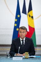 Macron Hosts New Caledonia Summit Conclusion - Paris