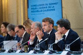 Macron Hosts New Caledonia Summit Conclusion - Paris