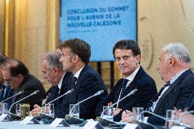 Macron Hosts New Caledonia Summit Conclusion - Paris