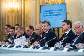 Macron Hosts New Caledonia Summit Conclusion - Paris