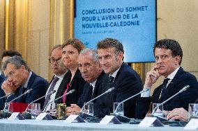 Macron Hosts New Caledonia Summit Conclusion - Paris
