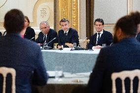 Macron Hosts New Caledonia Summit Conclusion - Paris