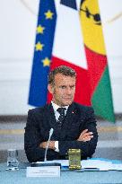 Macron Hosts New Caledonia Summit Conclusion - Paris