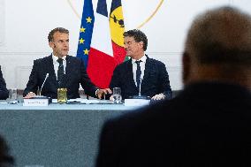 Macron Hosts New Caledonia Summit Conclusion - Paris