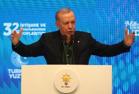 President Erdogan At 32nd Consultation and Evaluation Meeting - Ankara