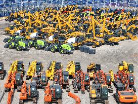 China Construction Machinery Industry Export Increased