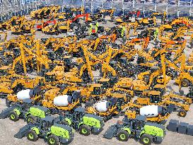 China Construction Machinery Industry Export Increased