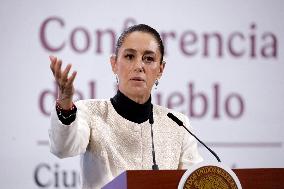 President Claudia Sheinbaum Holds Briefing - Mexico