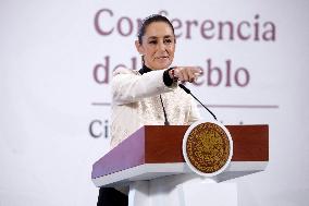 President Claudia Sheinbaum Holds Briefing - Mexico