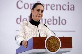 President Claudia Sheinbaum Holds Briefing - Mexico