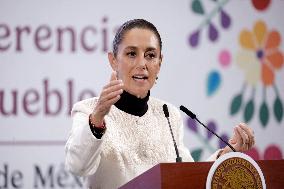 President Claudia Sheinbaum Holds Briefing - Mexico