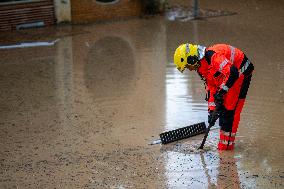 Rainfall Caused By The Storm In The Province Of Barcelona