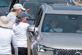 King Juan Carlos Goes Sailing With Infanta Elena - Sanxenxo
