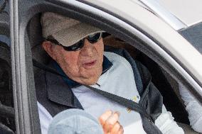 King Juan Carlos Goes Sailing With Infanta Elena - Sanxenxo