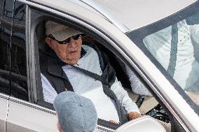King Juan Carlos Goes Sailing With Infanta Elena - Sanxenxo