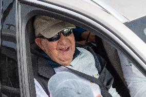 King Juan Carlos Goes Sailing With Infanta Elena - Sanxenxo