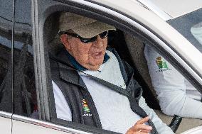 King Juan Carlos Goes Sailing With Infanta Elena - Sanxenxo