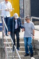 King Juan Carlos Goes Sailing With Infanta Elena - Sanxenxo