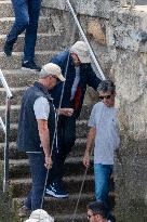 King Juan Carlos Goes Sailing With Infanta Elena - Sanxenxo