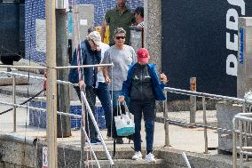 King Juan Carlos Goes Sailing With Infanta Elena - Sanxenxo
