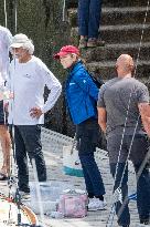 King Juan Carlos Goes Sailing With Infanta Elena - Sanxenxo