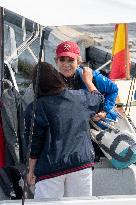 King Juan Carlos Goes Sailing With Infanta Elena - Sanxenxo